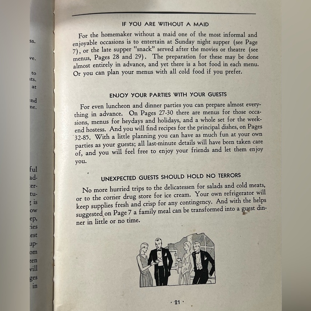 1932 The Silent Hostess Treasure Book published by General Electric, 5th Edition - Picture 16 of 16